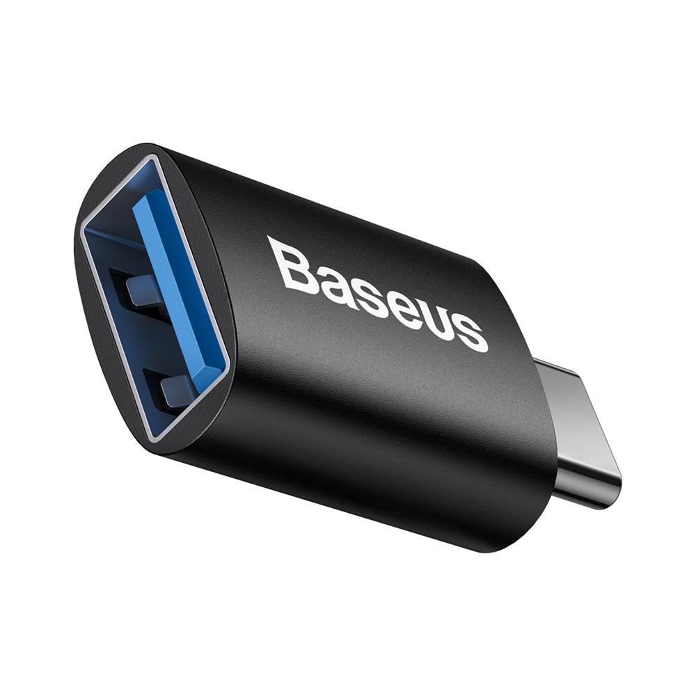 Baseus adapter Ingenuity USB-C do USB-A 3.1 czarny OTG / 2