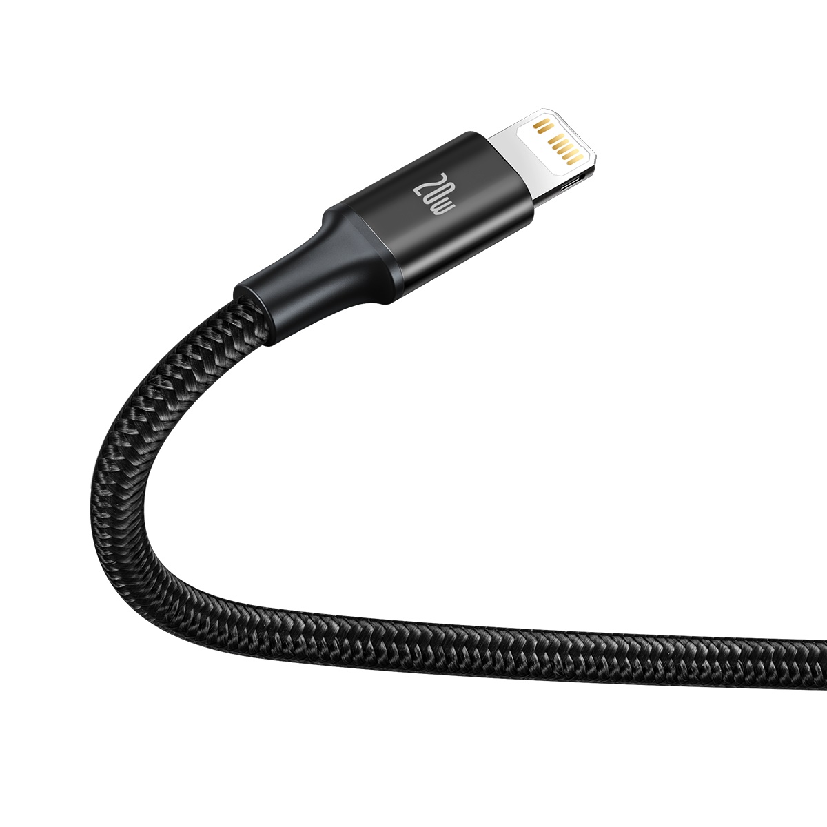 Baseus kabel 3w1 Rapid PD USB-C - micro USB + Lightning + USB-C 1,5m czarny 20W / 4