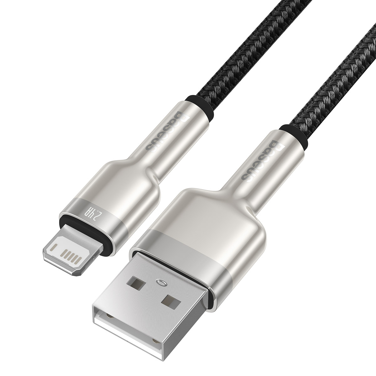 Baseus kabel Cafule Metal USB - Lightning  2,4A 2,0 m czarny / 2