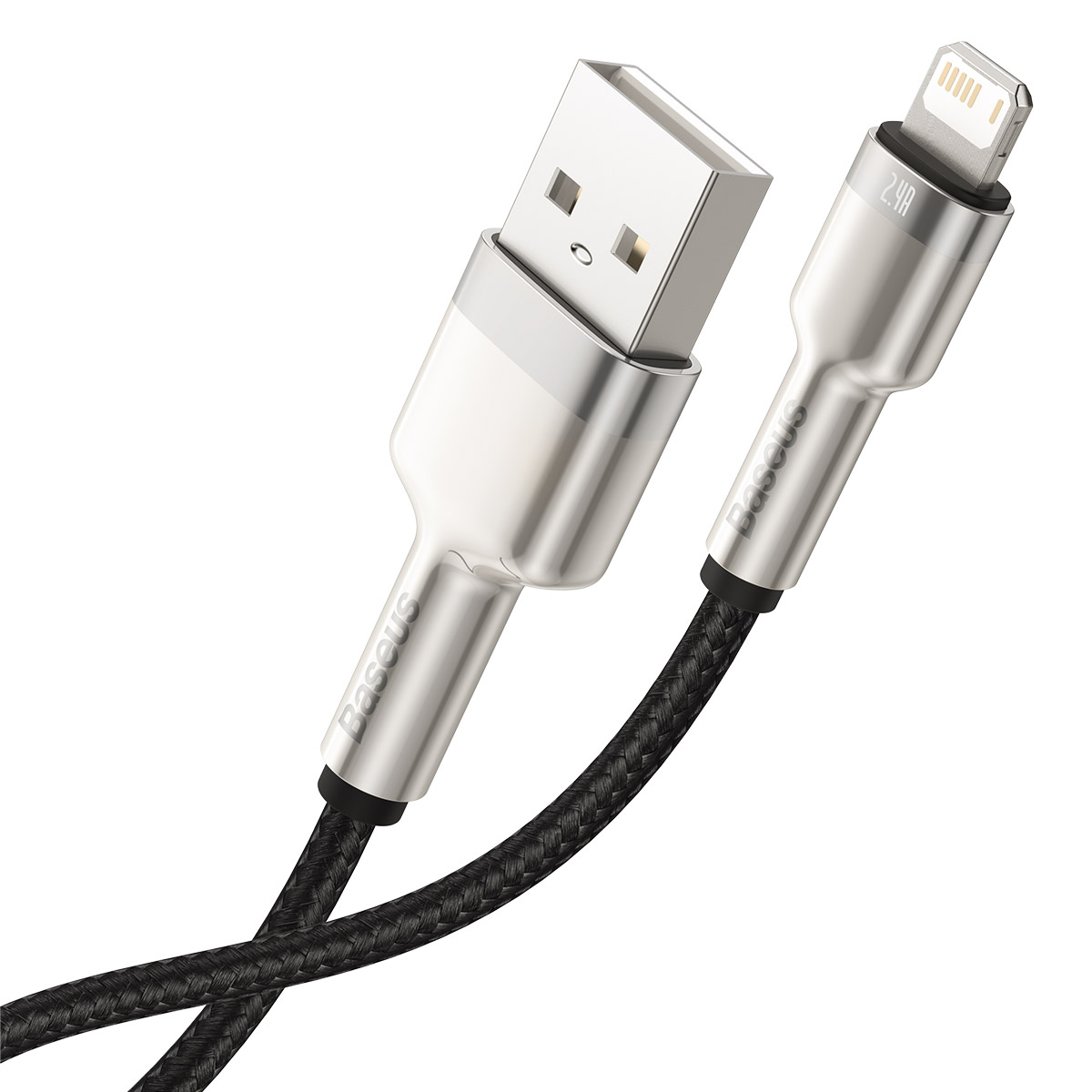 Baseus kabel Cafule Metal USB - Lightning  2,4A 2,0 m czarny / 3