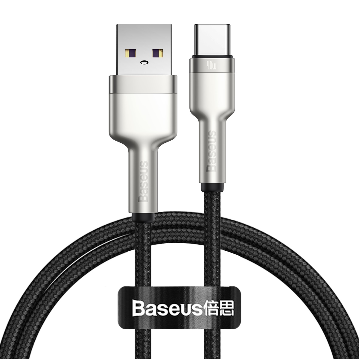 Baseus kabel Cafule Metal USB - USB-C 40W 1,0 m czarny