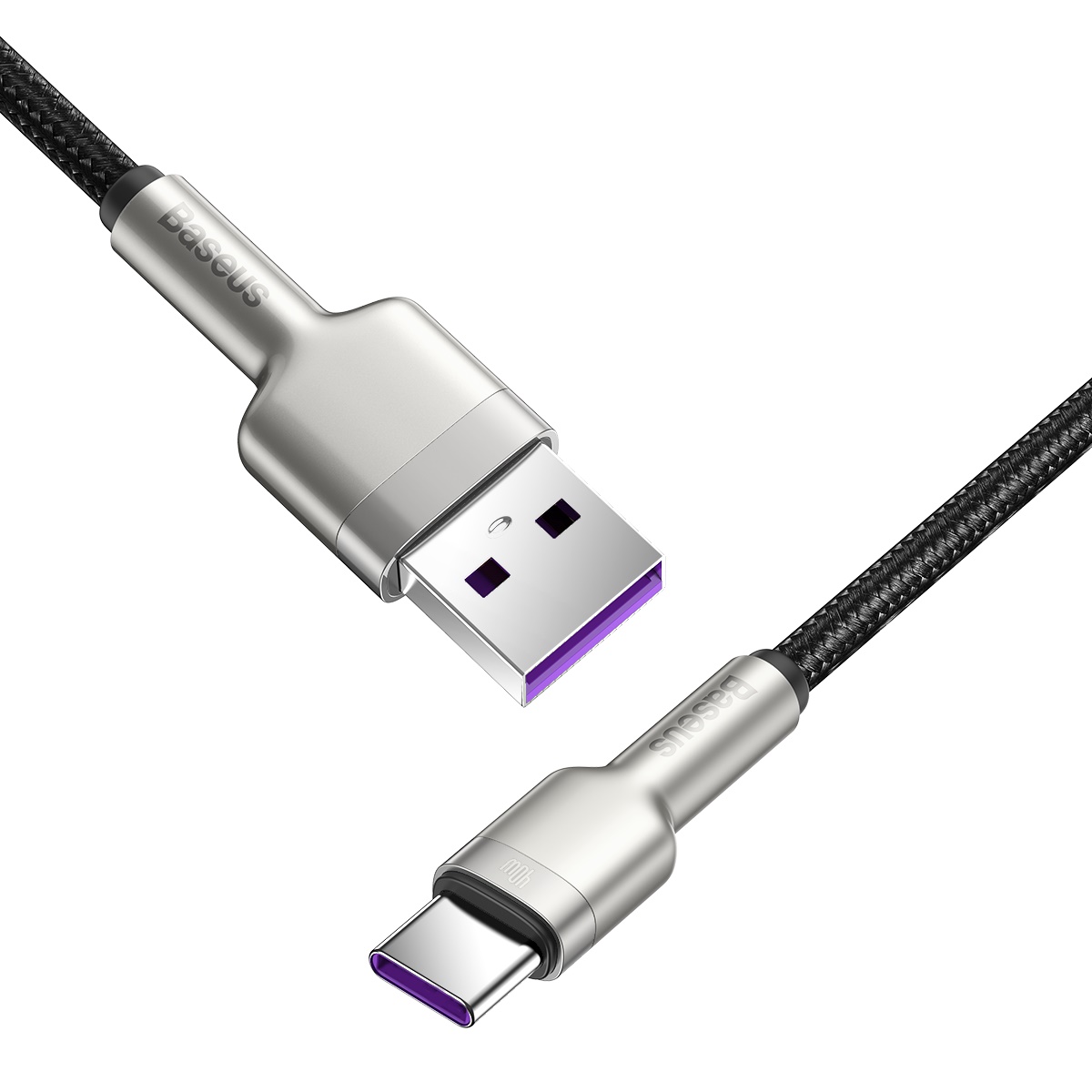 Baseus kabel Cafule Metal USB - USB-C 40W 1,0 m czarny / 2