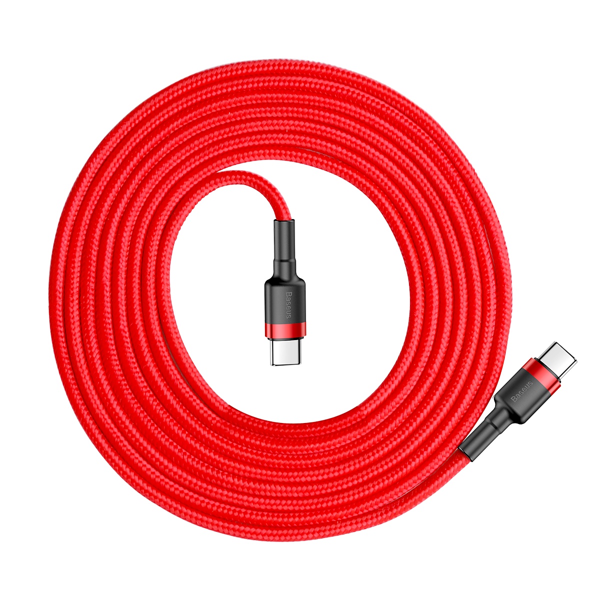 Baseus kabel Cafule PD 2.0 USB-C - USB-C 2,0m 3A czerwony 60W / 2