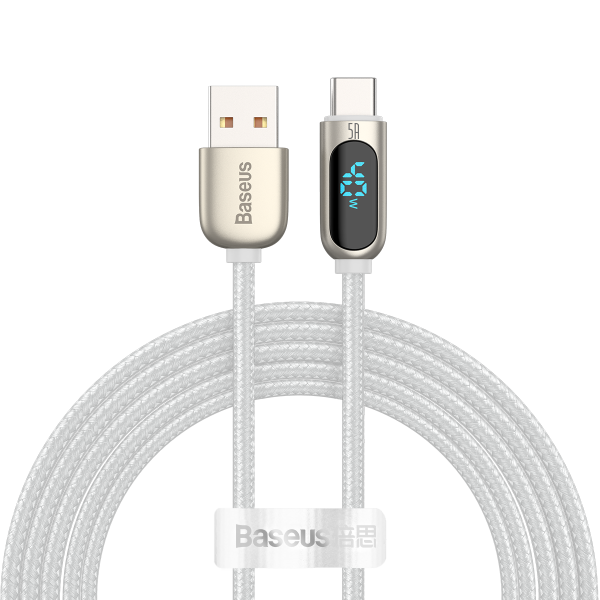 Baseus kabel Display USB - USB-C 5A 2,0 m biay