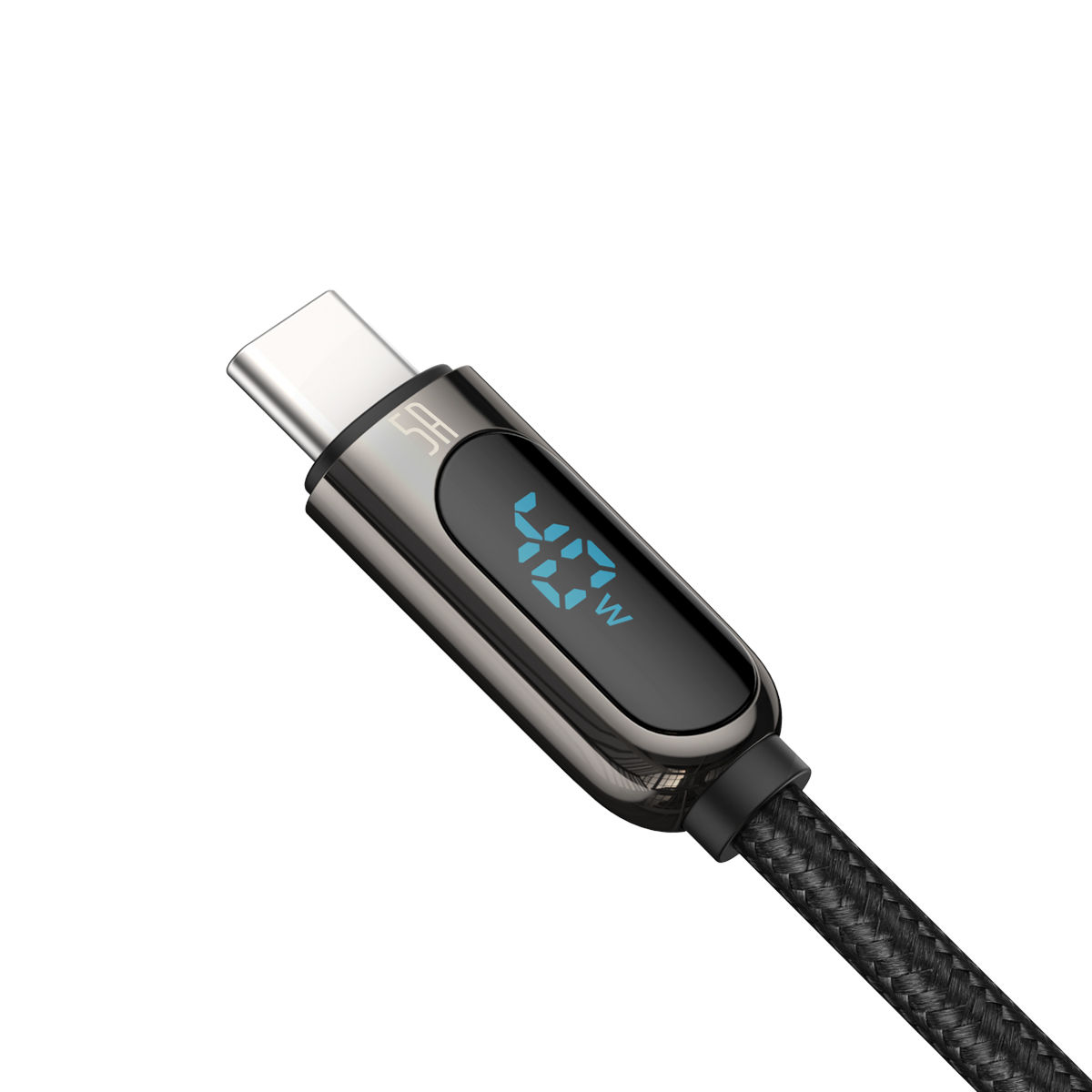 Baseus kabel Display USB - USB-C 5A 2,0 m czarny / 2