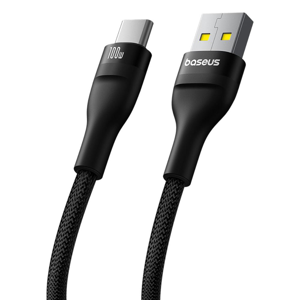 Baseus kabel Flash 2 Charging Cable USB to USB-C 100W 2m Cluster czarny / 3