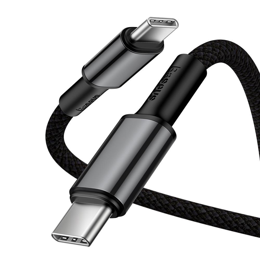 Baseus kabel High Density PD 100W USB-C - USB-C 1,0 m czarny / 2