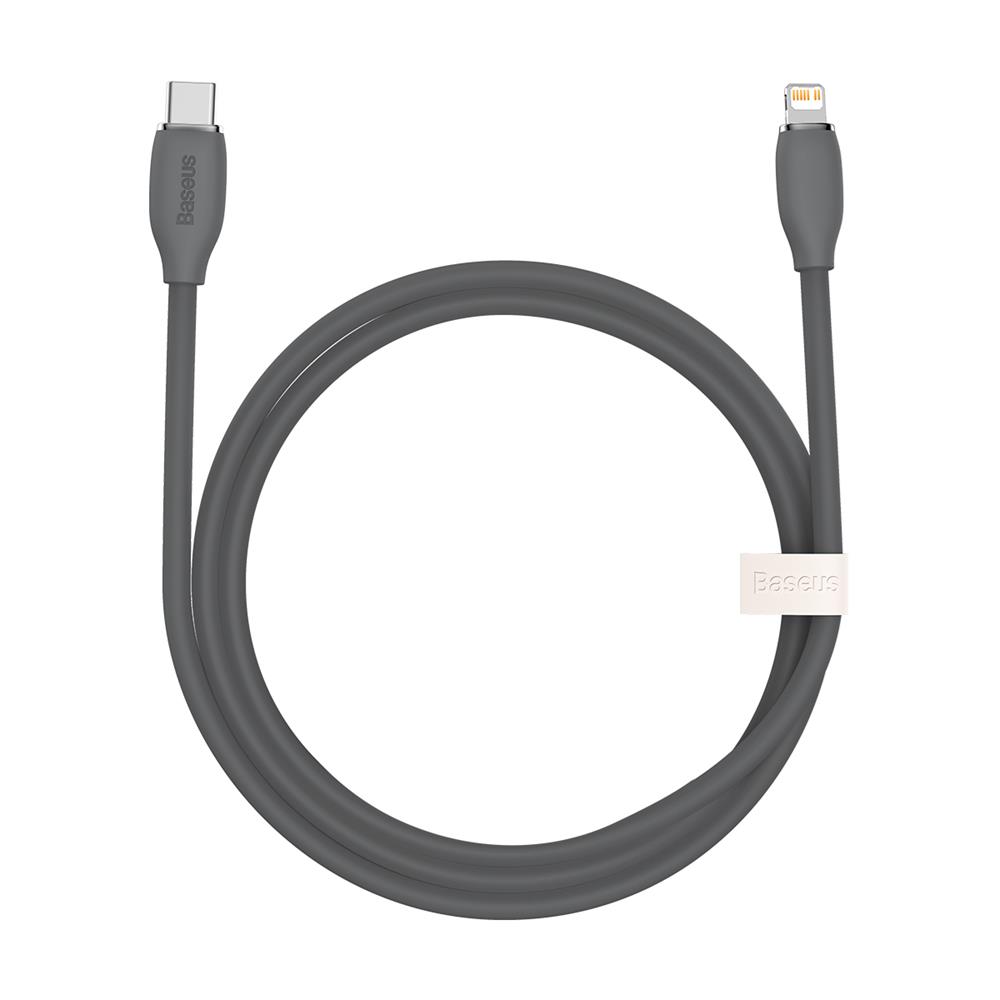 Baseus kabel Jelly Liquid PD USB-C - Lightning 1,2 m czarny 20W