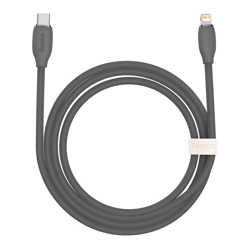 Baseus kabel Jelly Liquid PD USB-C - Lightning 2 m czarny 20W