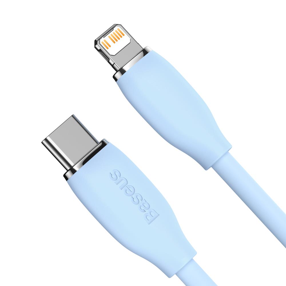 Baseus kabel Jelly Liquid PD USB-C - Lightning 2 m niebieski 20W / 2