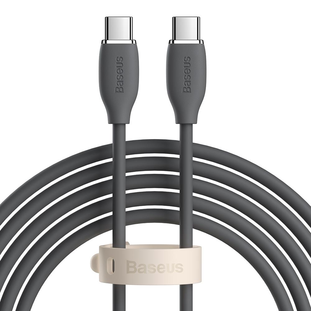 Baseus kabel Jelly Liquid PD USB-C - USB-C 2 m czarny 100W