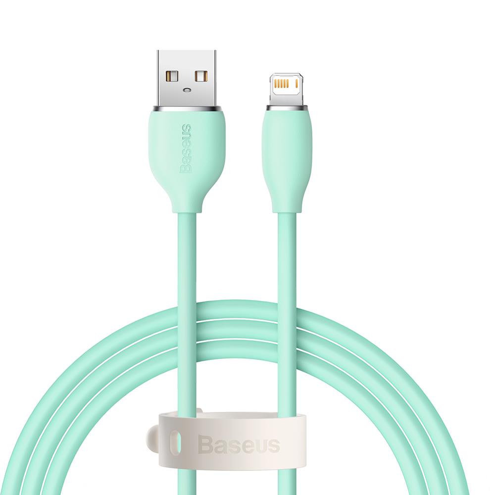 Baseus kabel Jelly Liquid USB - Lightning 1,2 m 2,4A zielony