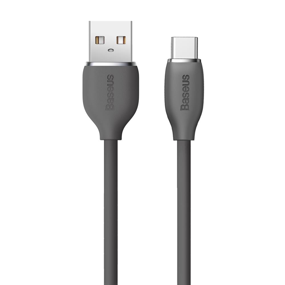 Baseus kabel Jelly Liquid USB - USB-C 1,2 m czarny 100W / 2