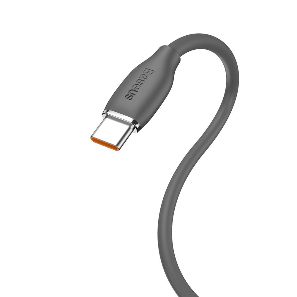 Baseus kabel Jelly Liquid USB - USB-C 1,2 m czarny 100W / 3