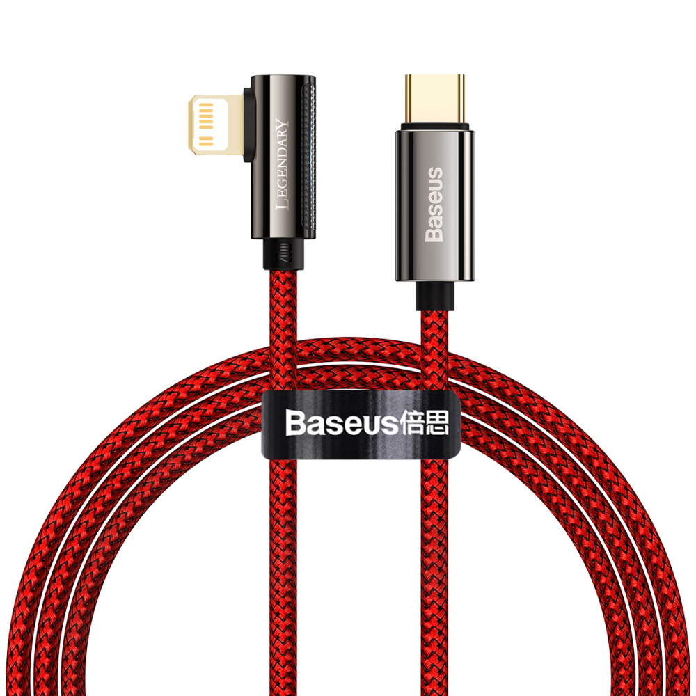 Baseus kabel Legend PD USB-C - Lightning 1,0m 20W czerwony