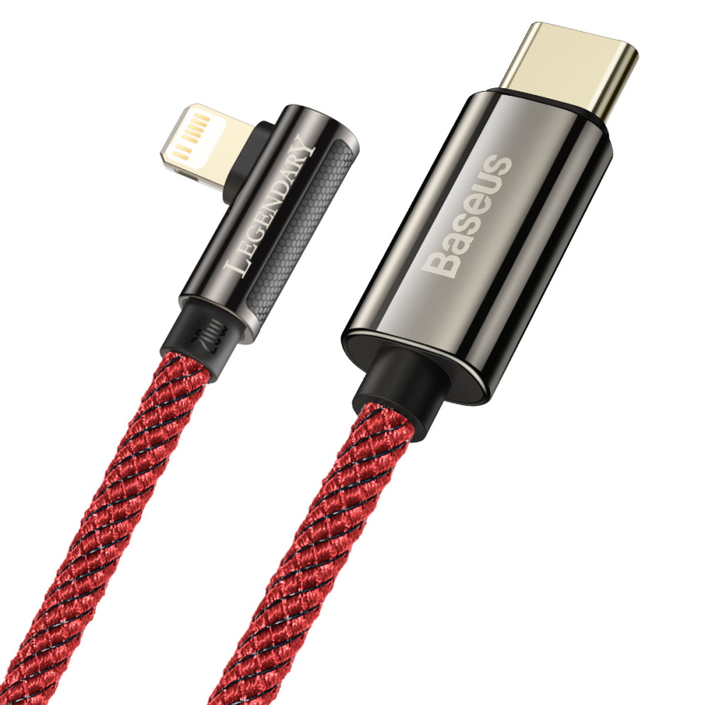 Baseus kabel Legend PD USB-C - Lightning 1,0m 20W czerwony / 2