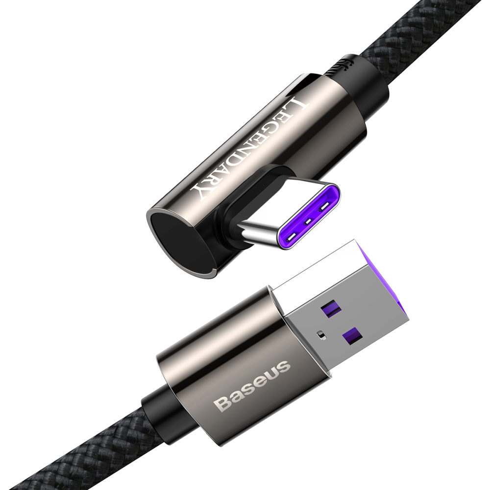 Baseus kabel Legend USB - USB-C 1,0m 66W czarny / 2