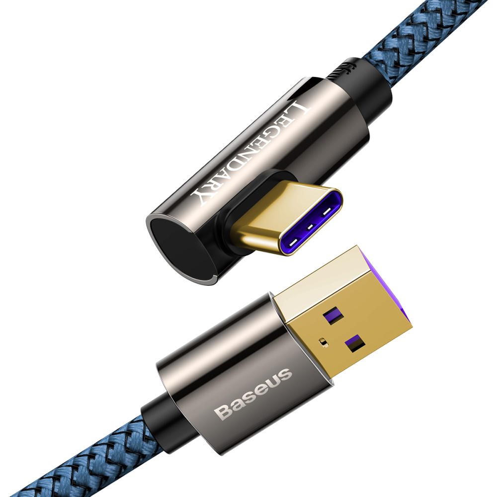 Baseus kabel Legend USB - USB-C 1,0m 66W niebieski / 2