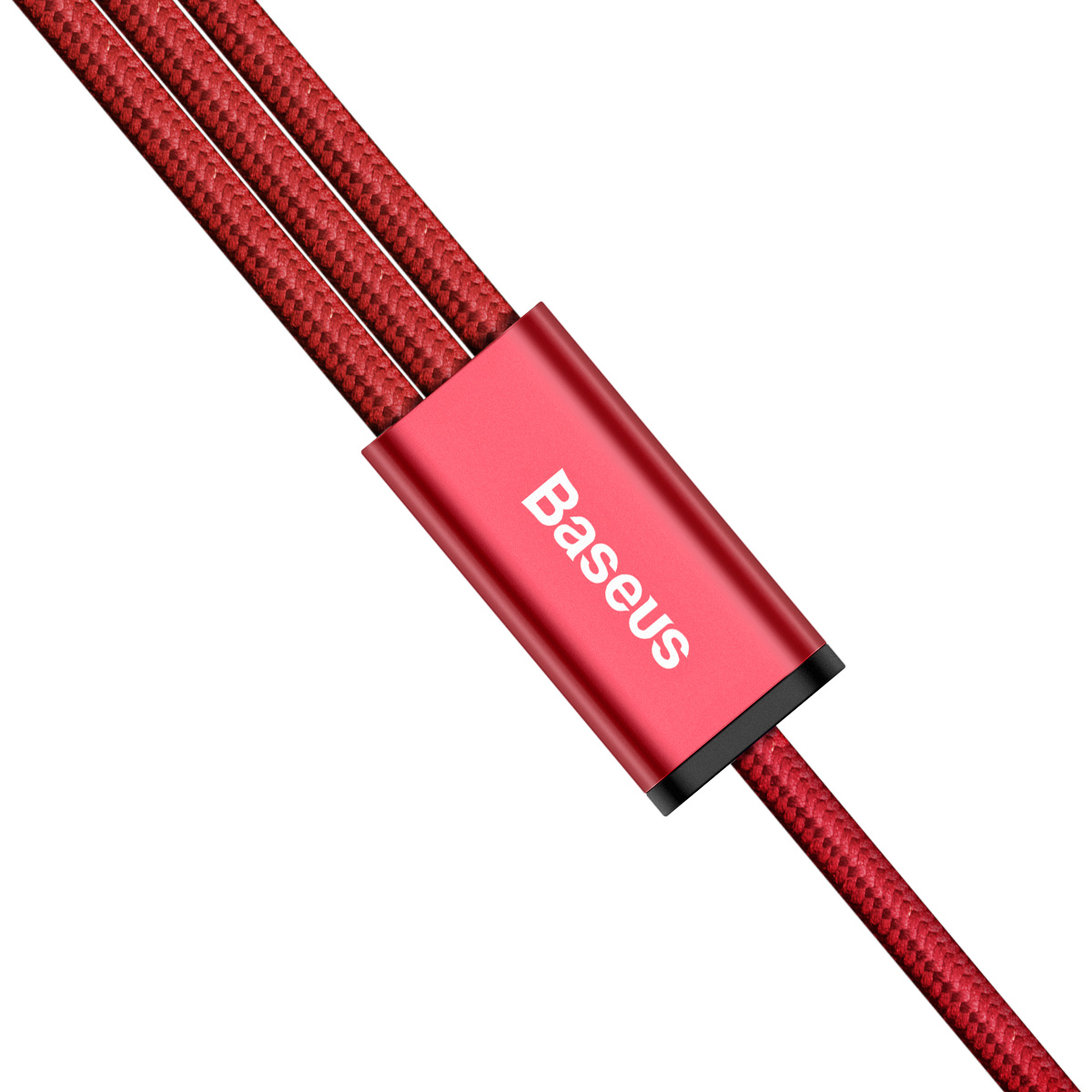 Baseus kabel Rapid 3w1 (micro/8-pin/typ-C | 1,2 m) czerwony 3A / 5