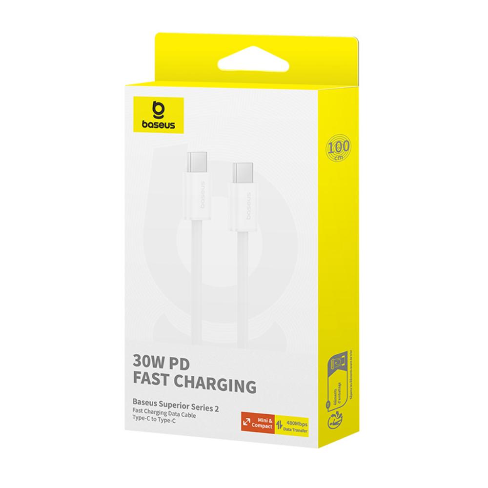 Baseus kabel Superior Series 2 Fast Charging Data Cable Type-C to Type-C 30W 1m biay / 4