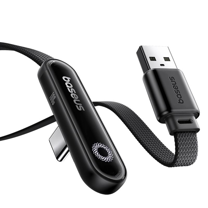 Baseus Kabel szybkiego adowania MVP 3 USB-A do iP 2.4A 1m Czarny / 2