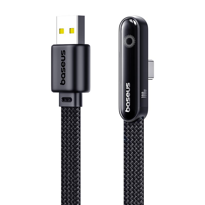 Baseus Kabel szybkiego adowania MVP 3 USB-A do USB-C 100W 1m Czarny / 3