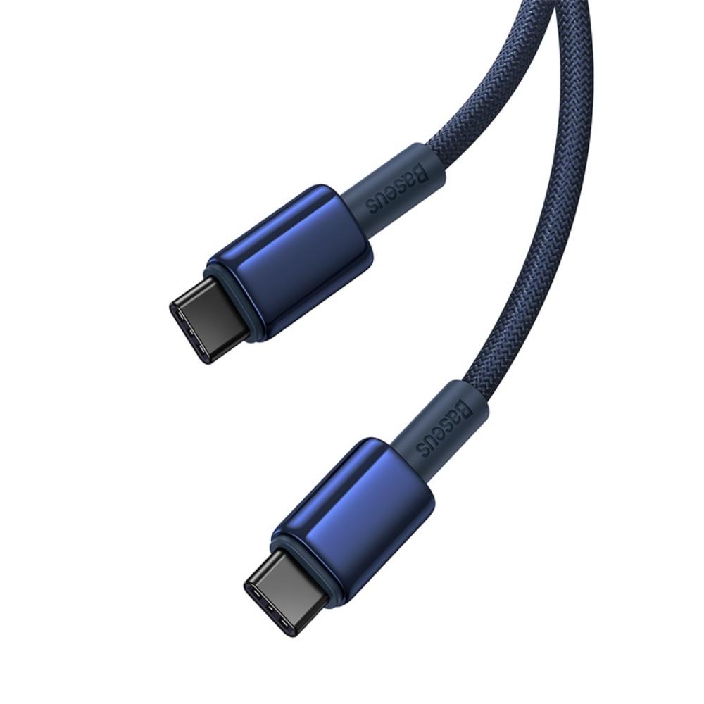 Baseus kabel Tungsten Gold Fast Charging Data Cable Type-C to Type-C 100W 1m niebieski / 5