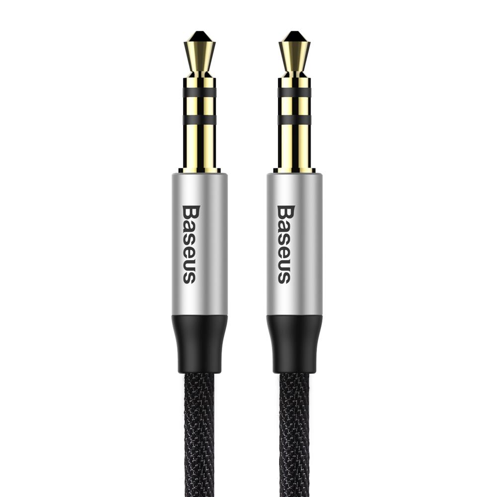 Baseus kabel Yiven audio M30 1 m srebrno-czarny