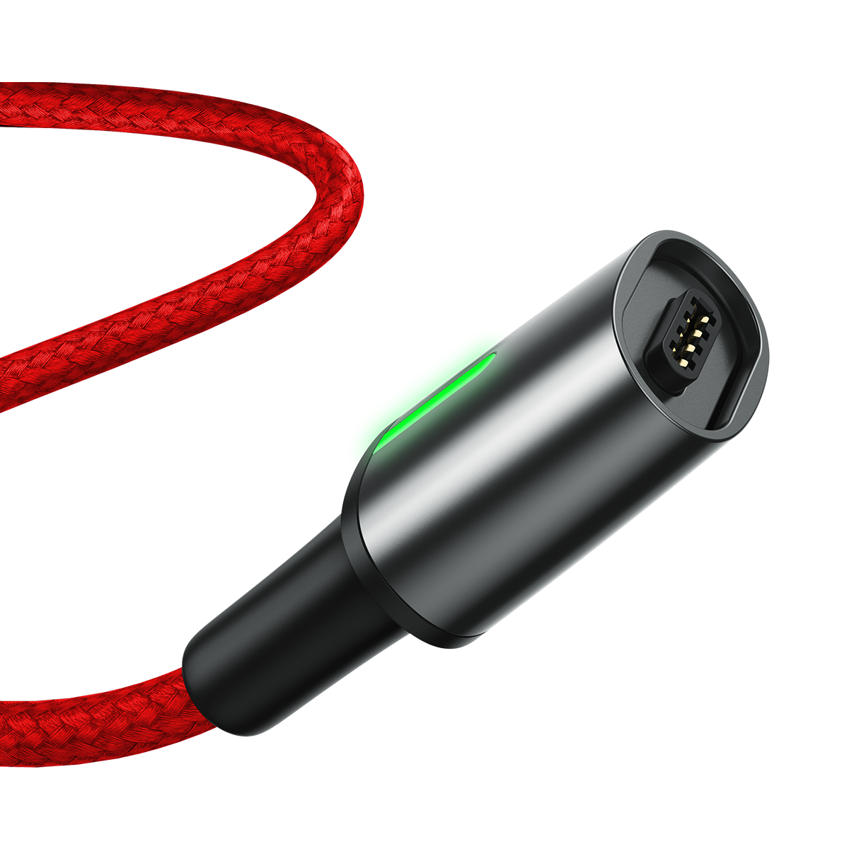 Baseus kabel Zinc Magnetic (8-pin | 2 m) czerwony 1,5A / 4