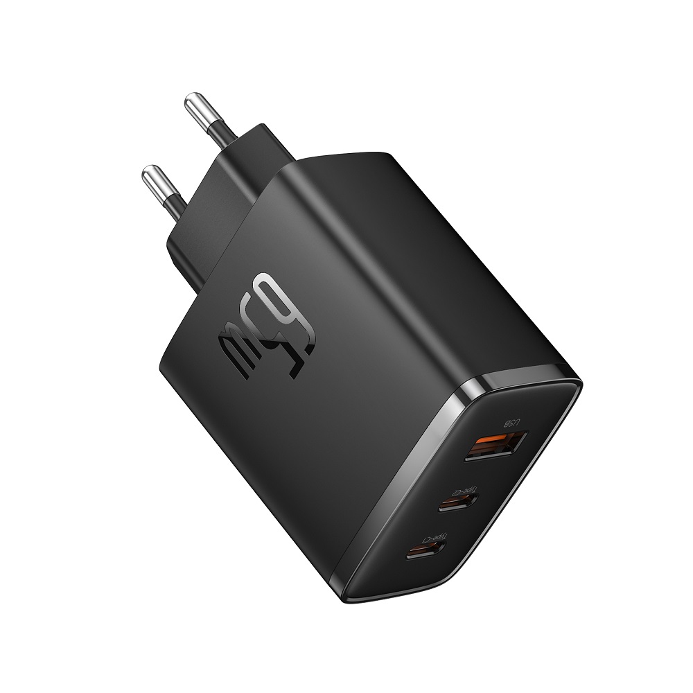 Baseus adowarka sieciowa Cube Pro PD 65W 2x USB-C 1x USB czarna / 2