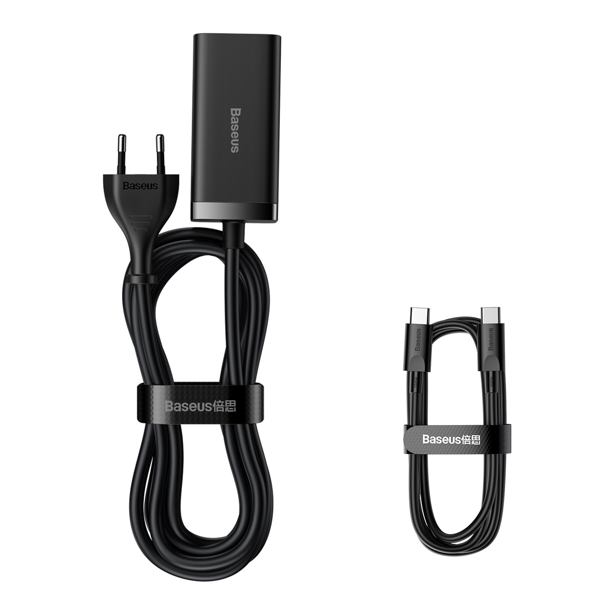 Baseus adowarka sieciowa GaN3 Pro 100W 2x USB-C 2x USB czarna / 7