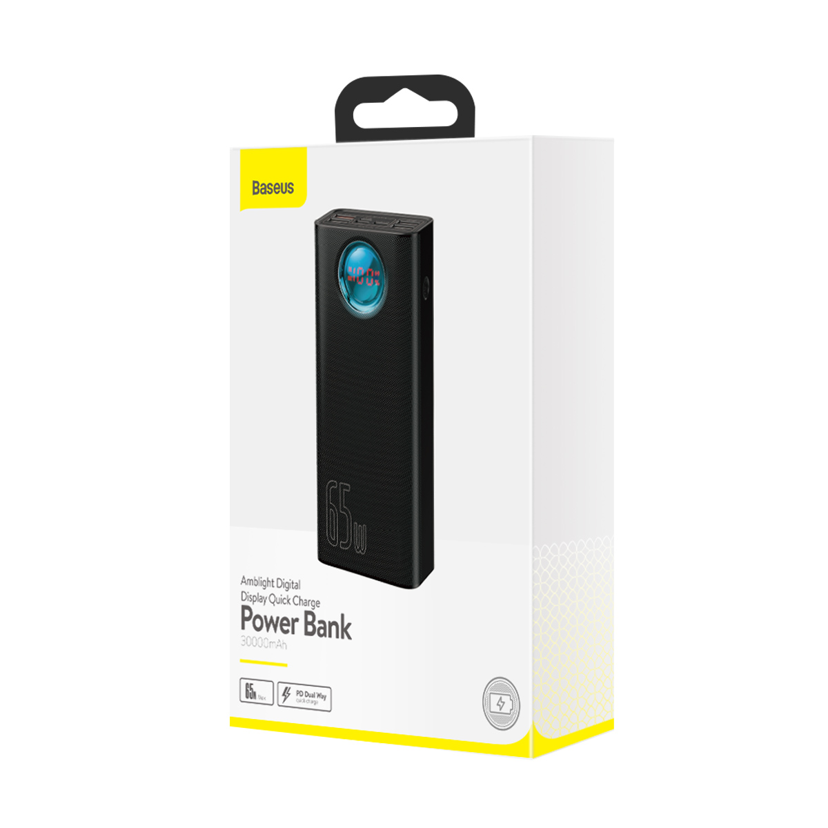 Baseus power bank Amblight 65W 30000mAh czarny / 8