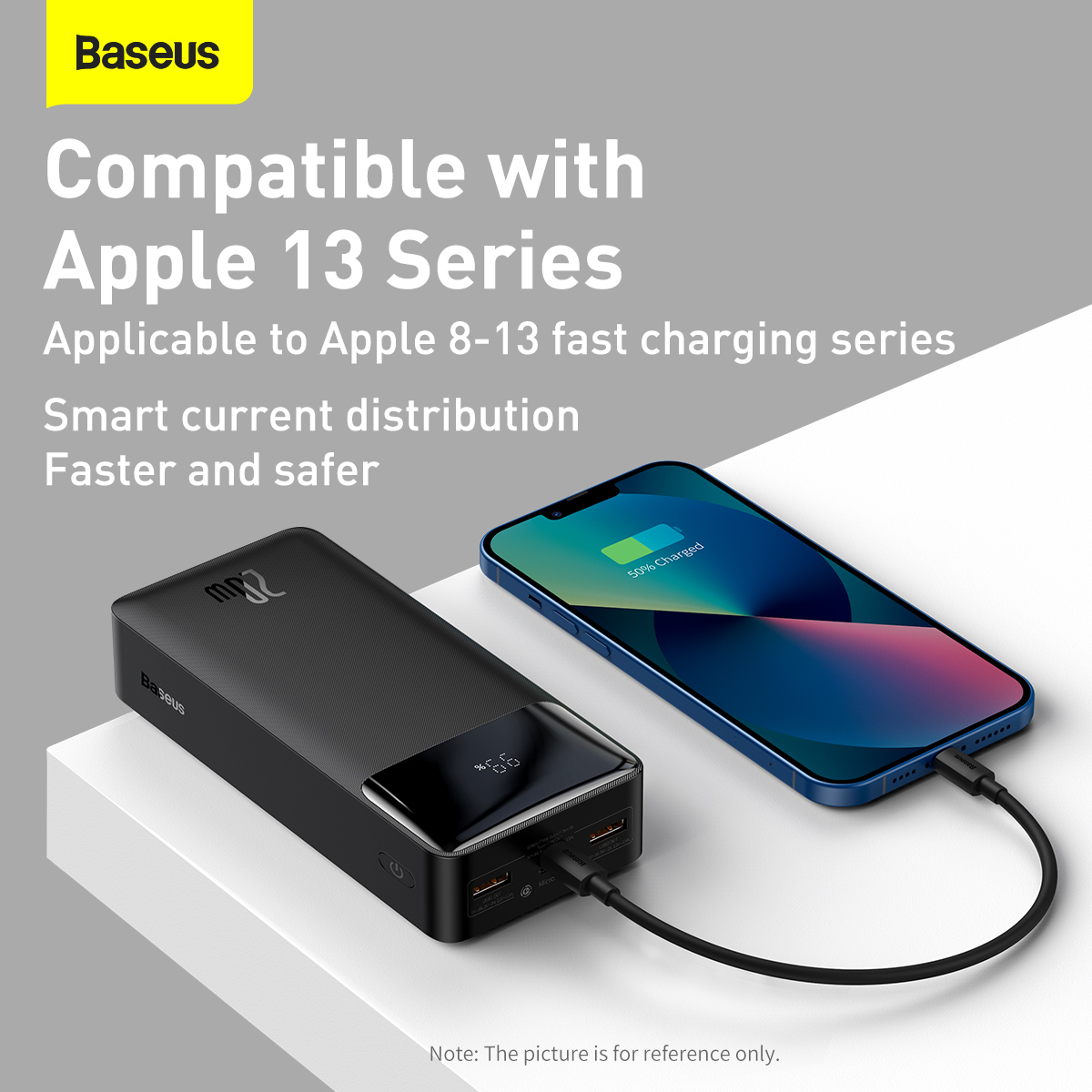 Baseus power bank Bipow 20W 30000mAh czarny / 11