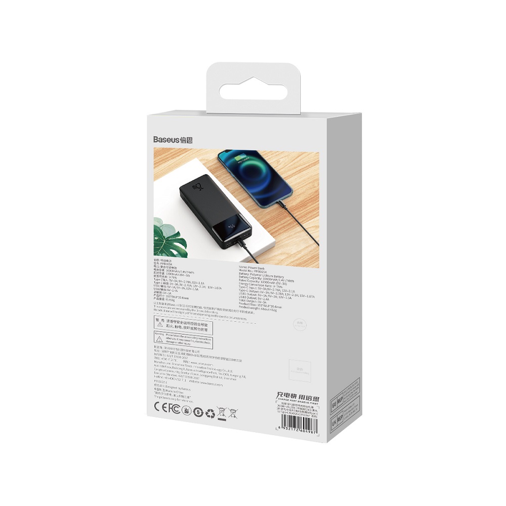 Baseus power bank Bipow 25W 20000mAh czarny / 6