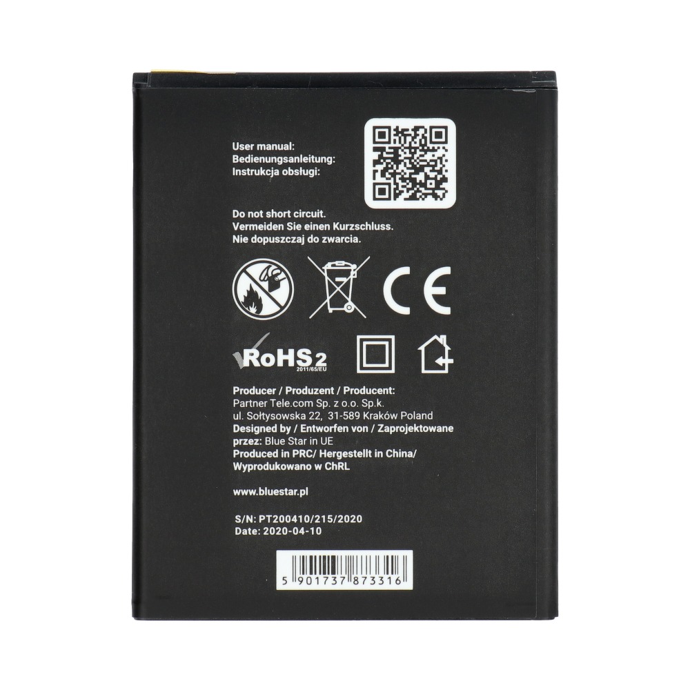 Bateria Blue Star Li-Ion 2500mah Wiko Robby / 2