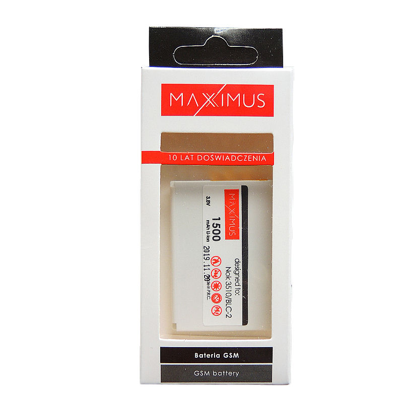 Bateria Maxximus 1500mah Nokia 3510 / 4