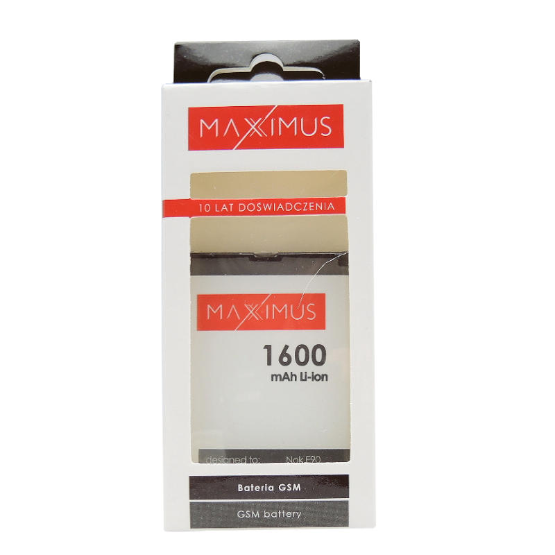 Bateria Maxximus 1600mah Nokia E90 / 5