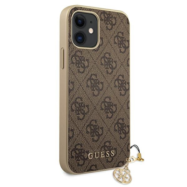  brzowe hard case 4G Charms Collection Apple iPhone 12 Pro Max (6.7 cali) / 3