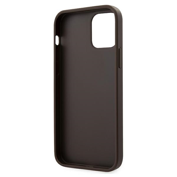  brzowe hard case 4G Stripe Collection Apple iPhone 12 Pro Max (6.7 cali) / 6