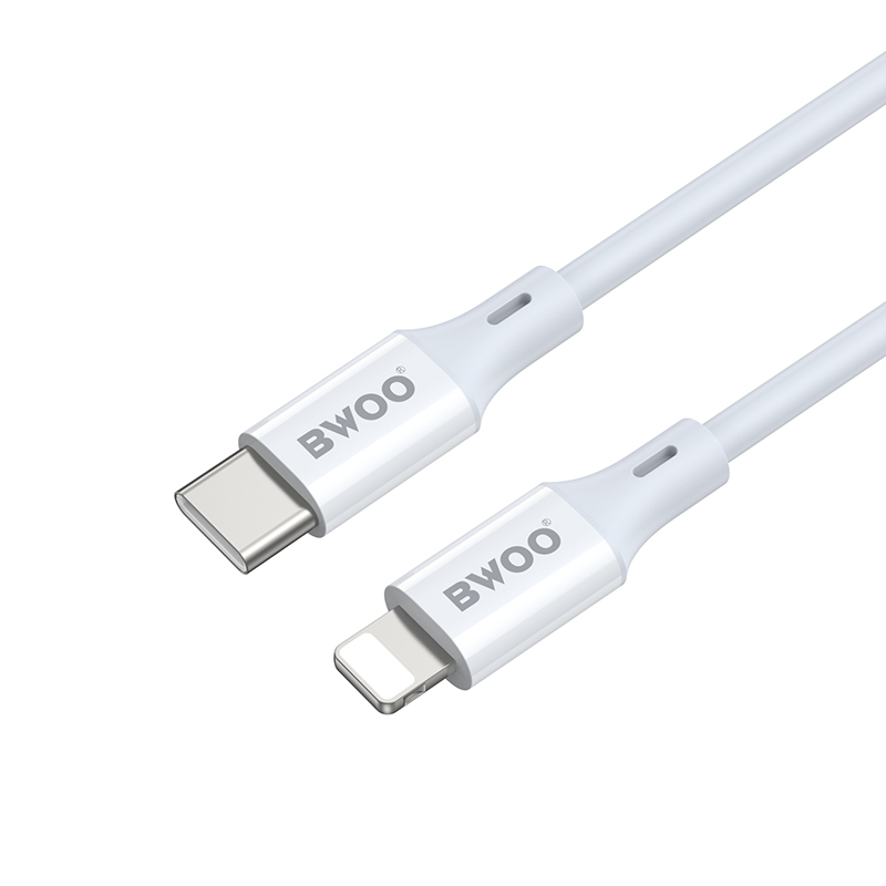 BWOO Kabel USB-C do Lightning 27W, obudowa ABS + TPE, 2 m / 2