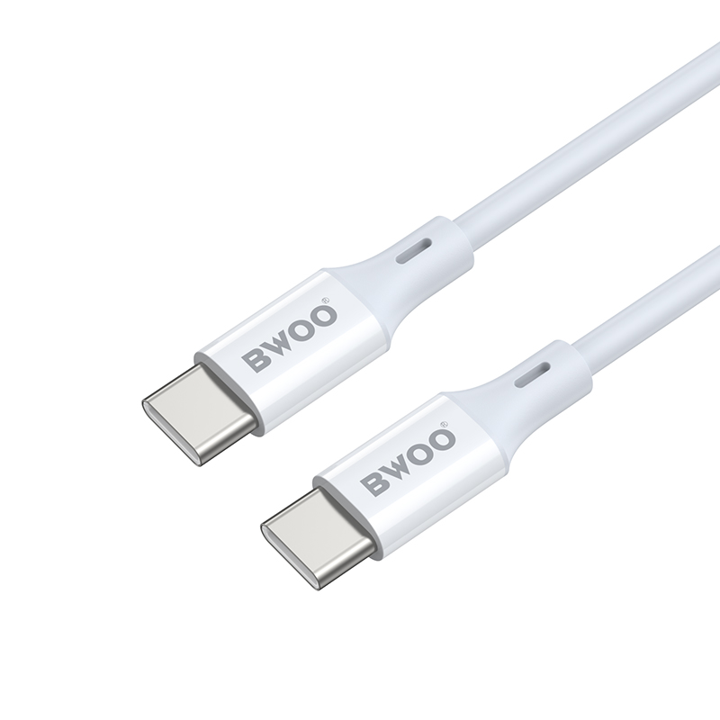 BWOO Kabel USB-C do USB-C 60W, TPE + ABS, 2 m / 3