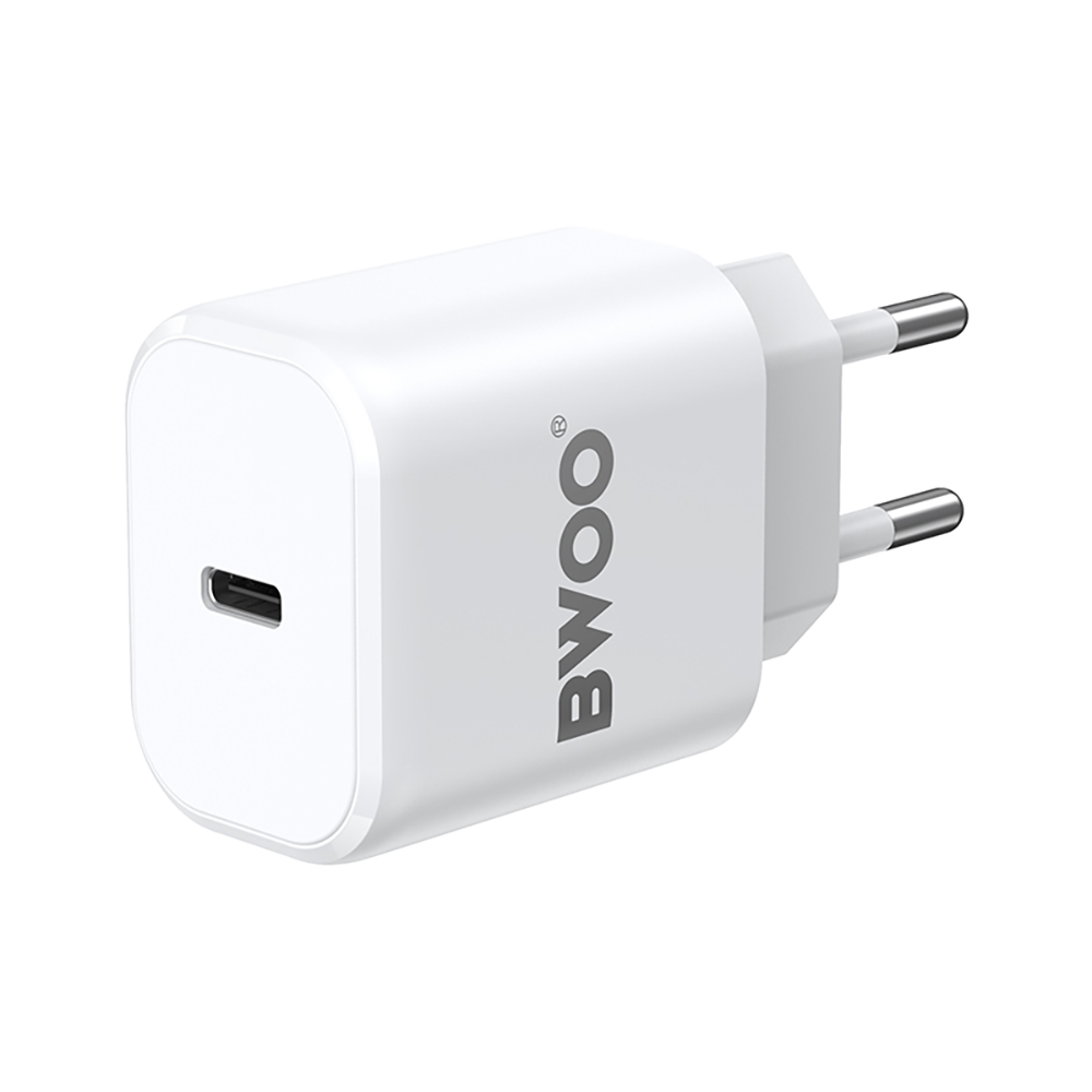 BWOO adowarka sieciowa BO-CDA105 20W ABS+PC wall charger USB-C / 2