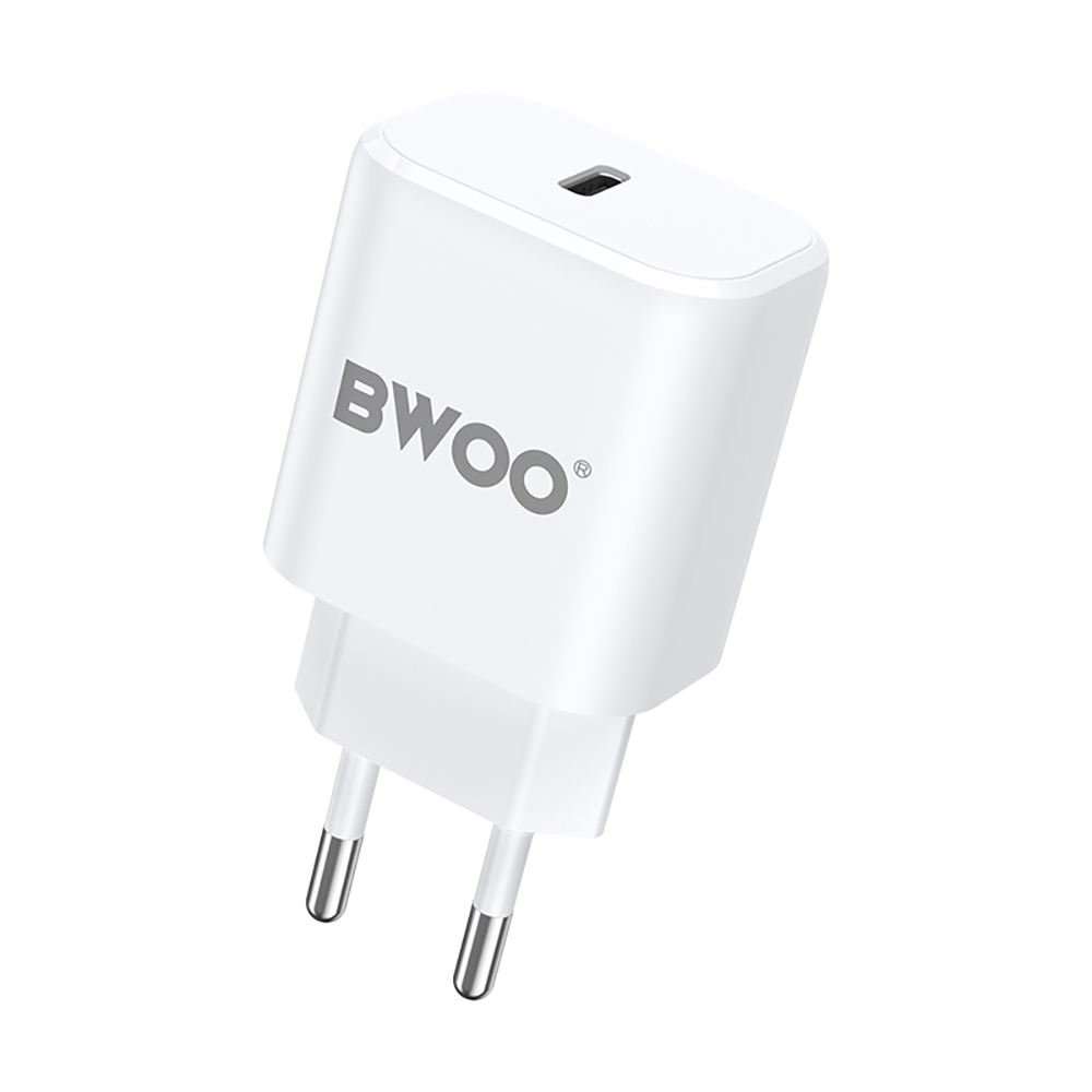 BWOO adowarka sieciowa BO-CDA105 20W ABS+PC wall charger USB-C / 3