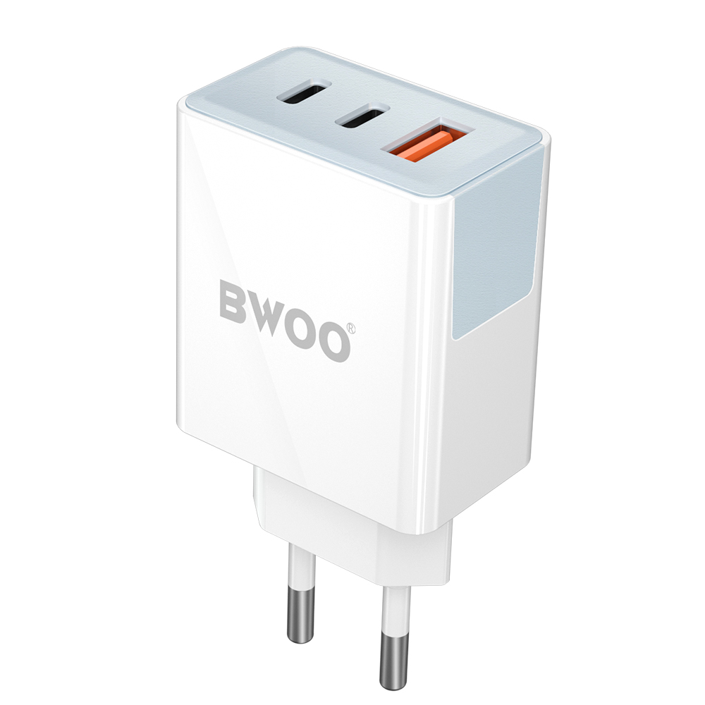 BWOO adowarka sieciowa CDA133 40W wall charger 2 x USB-C ,1 x USB-A