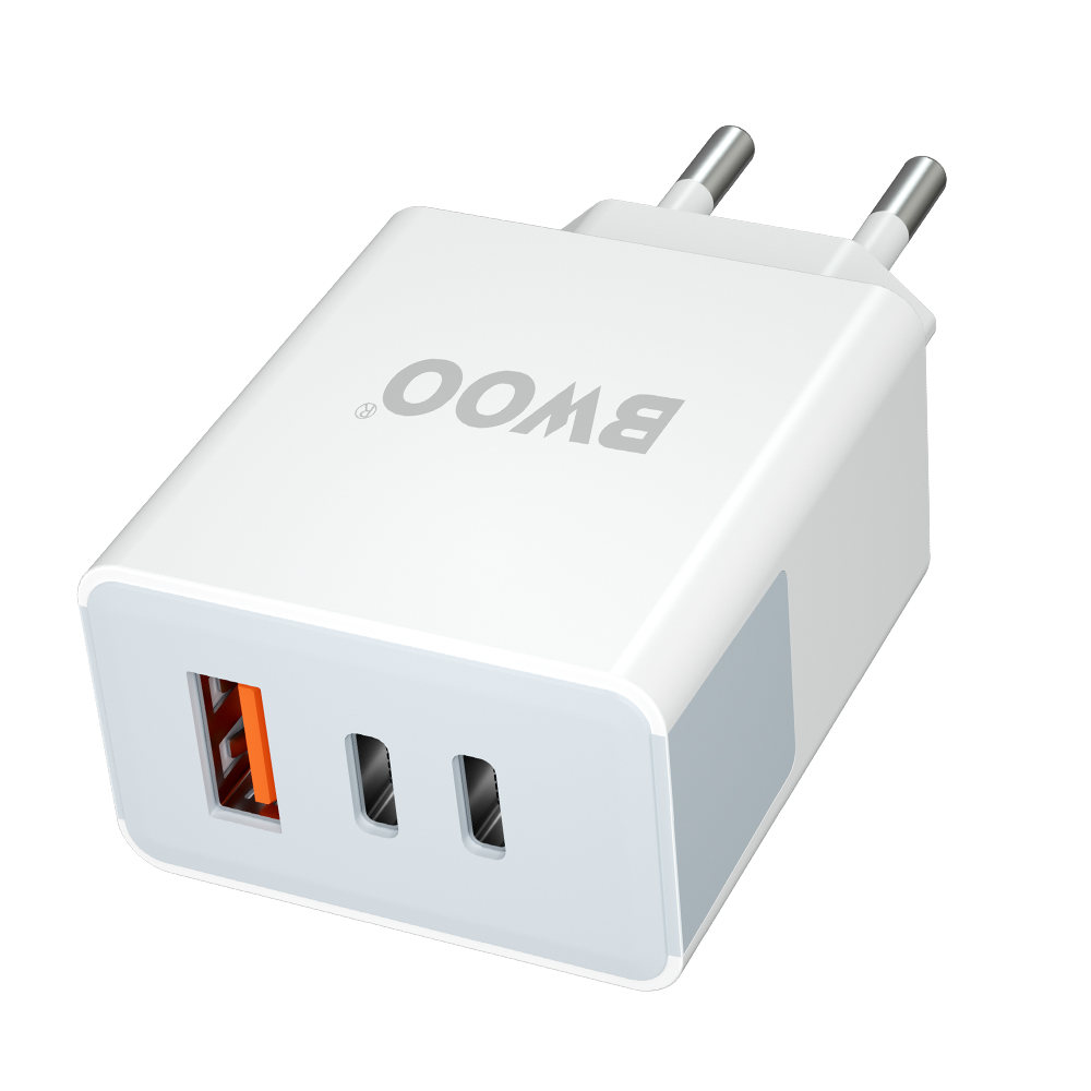 BWOO adowarka sieciowa CDA133 40W wall charger 2 x USB-C ,1 x USB-A / 4