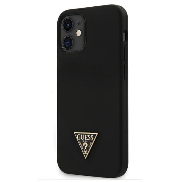  czarne hard case Silicone Triangle Logo Apple iPhone 12 Pro Max (6.7 cali)