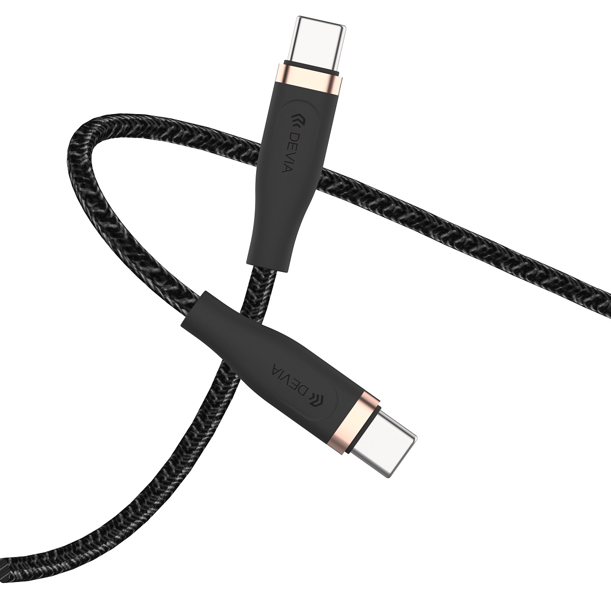 Devia kabel EC320 Star PD USB-C - USB-C 1,5 m 60W 3A czarny / 4