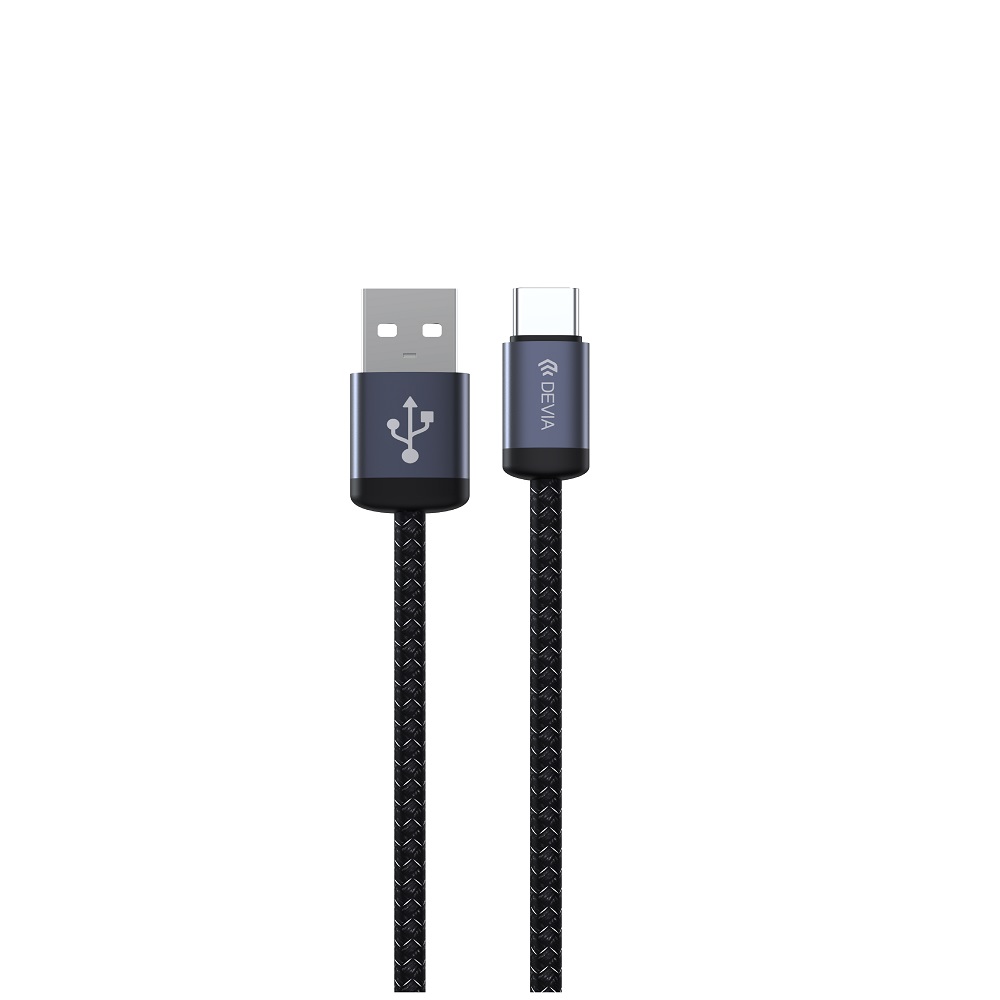 Devia kabel Gracious EC649 USB - USB-C 1,0 m 2A czarny / 2