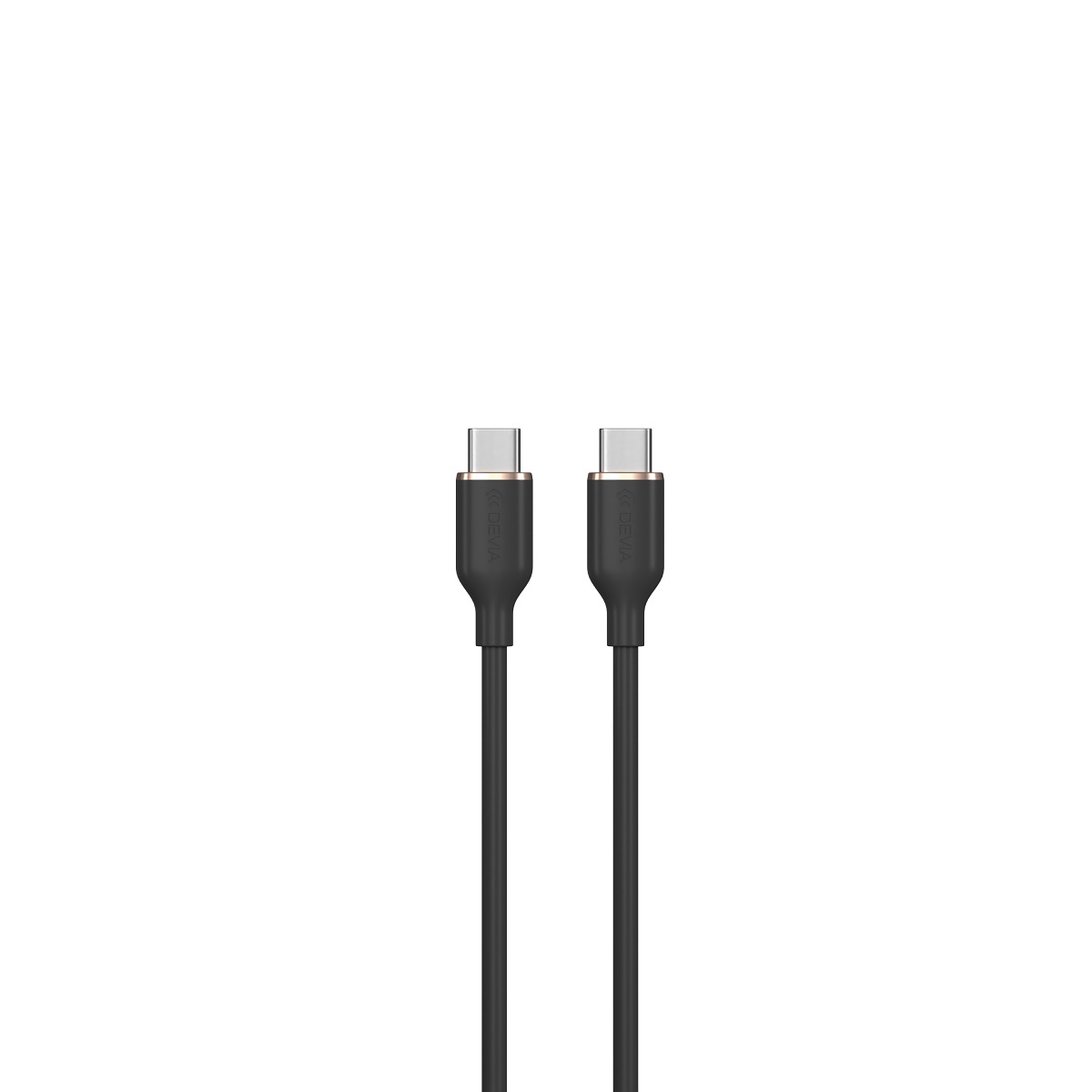 Devia kabel Jelly USB-C - USB-C 1,2 m 60W czarny / 2