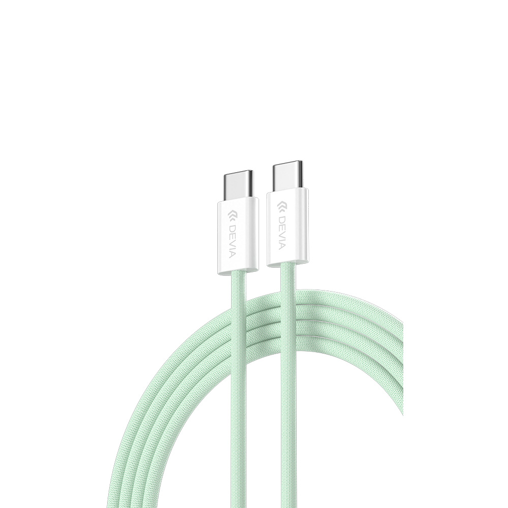 Devia kabel Smart EC325 PD USB-C - USB-C 1,0 m 60W 3A zielony